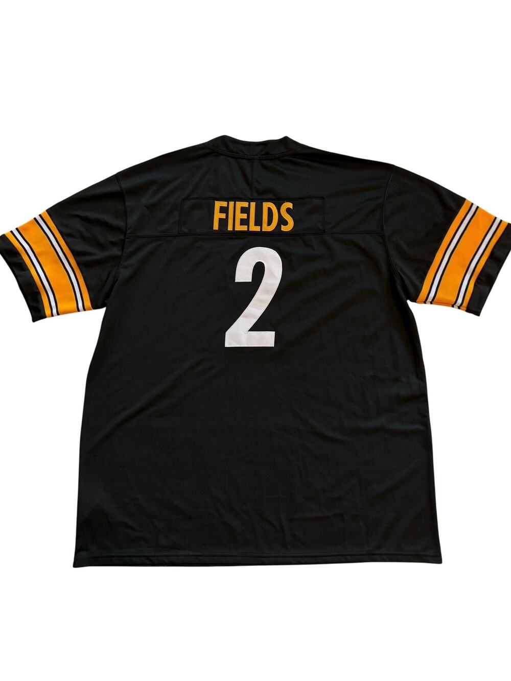 Pittsburg Steelers Justin Fields #2 Football Jersey Mens Size 3XL Black Gorpcore